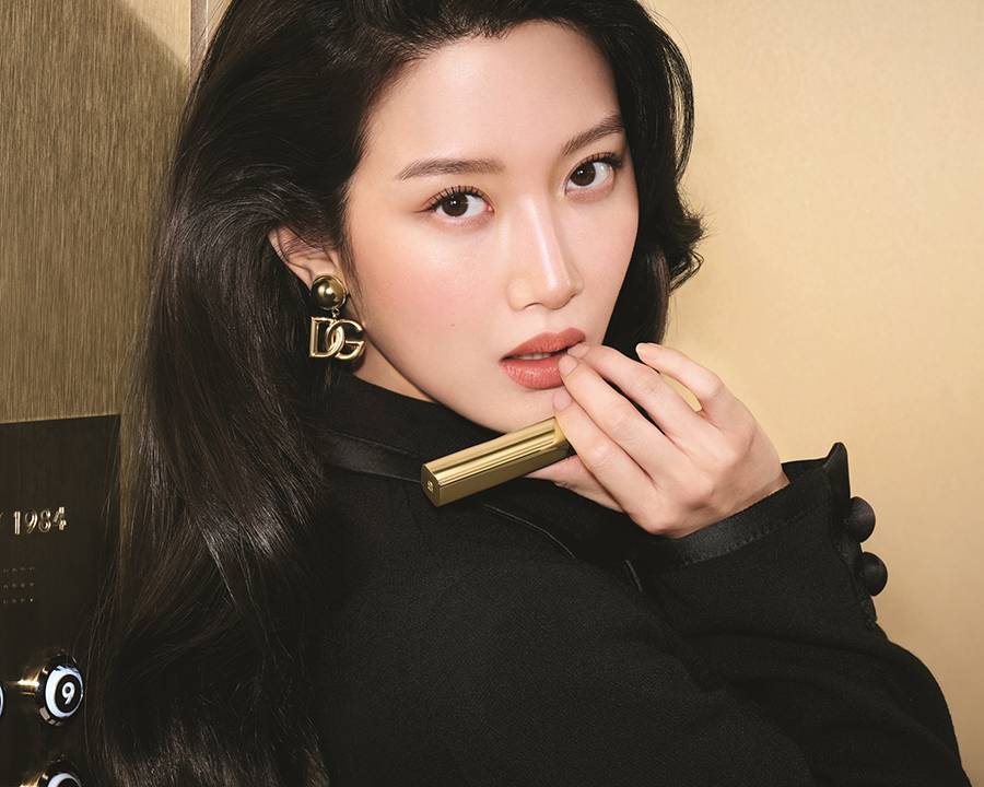 Moon Gayoung Shines in Dolce & Gabbana Lip Stylo Campaign